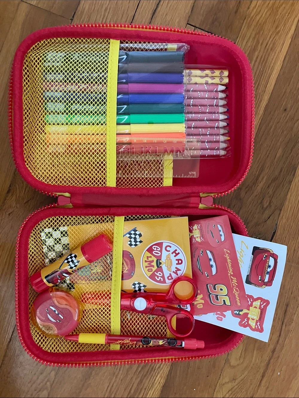 Lightning McQueen School Supply Case